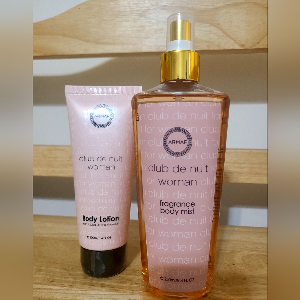 Armaf Club de Nuit for Women Body Mist and Lotion Set - Pink